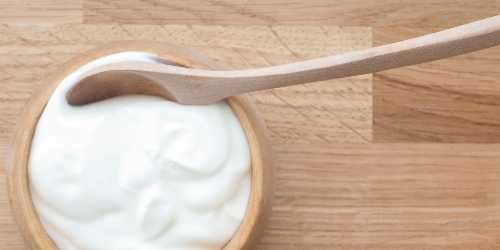 Yogur natural sin endulzar